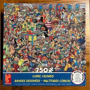 Comic Crowds Puzzle - 750 Pieces by Ceaco